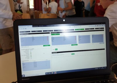 02.09.2019 Die Datenbank sortiert weiter. (Bild: Jakob Würfel)