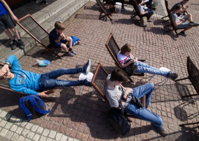 Chillen in der Sonne (Bild: Hannes von Bargen)