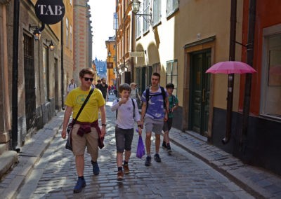 Bewandern der Altstadt (Bild: Lorenz Würfel)