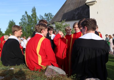 Erste Freundschaften zwischen Schweden und dem Hymnus (Bild: Emanuel Scobel)