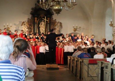 Gemeinsamer Evensong in Rättvik (Bild: Emanuel Scobel)