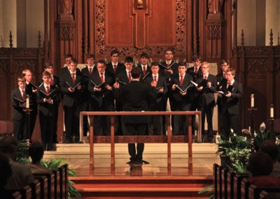 Konzert in der St. Ignatius Church, nur die Männer (Bild: Berit Kramer)