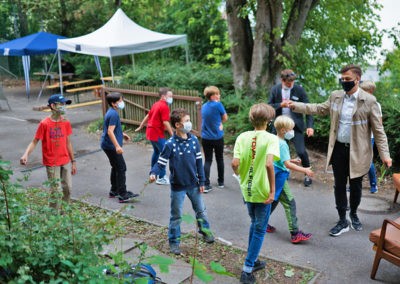 Die Präsidenten tanzen harmonisch miteinander. (Bild: Johannes Feist)