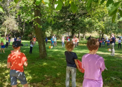 Eine Probe im Freien (Bild: Jakob Würfel)