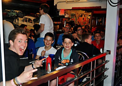 Dinner bei "Ellen's Stardust Diner" - sehr unterhaltsam (Bild: Moritz-Rudi Tzschenscher)