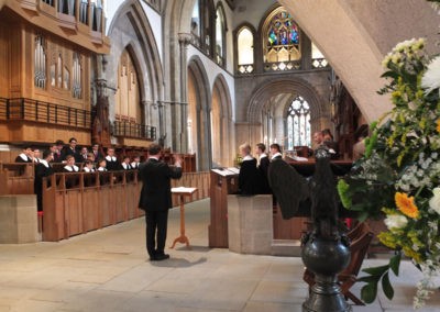 Holy Eucharist in Cardiff, Llandaff Cathedral (Bild: Martina Schwellnuß)