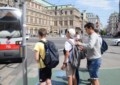 Kleingruppe in Wien (Bild: Lorenz Würfel)