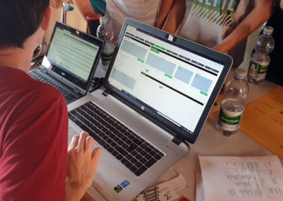 31.08.2019 Eine Datenbank sortiert die Punkte (Bild: Jakob Würfel)