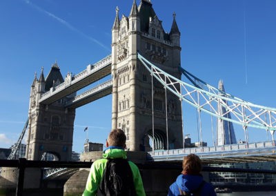 Wow, der Tower Bridge so nah ... (Bild: Jakob Würfel)