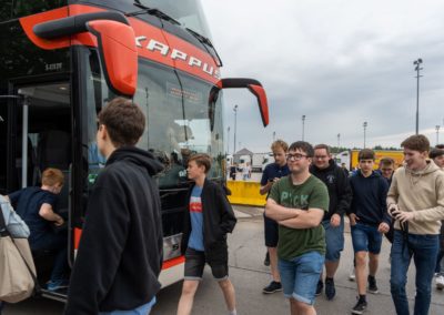Der Stau zwingt uns zu einer Pause (Bild: Johannes Feist)