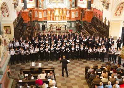 Das Gemeinsame Konzert mit dem Poznan Boys Chor (Bild: Hannes von Bargen)